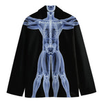 Vitruvian Man X-Ray Print Men's Cotton Blazer