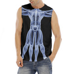 Vitruvian Man X-Ray Print Men's Fitness Tank Top