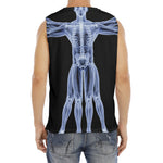 Vitruvian Man X-Ray Print Men's Fitness Tank Top