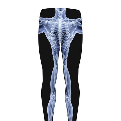 Vitruvian Man X-Ray Print Men's leggings