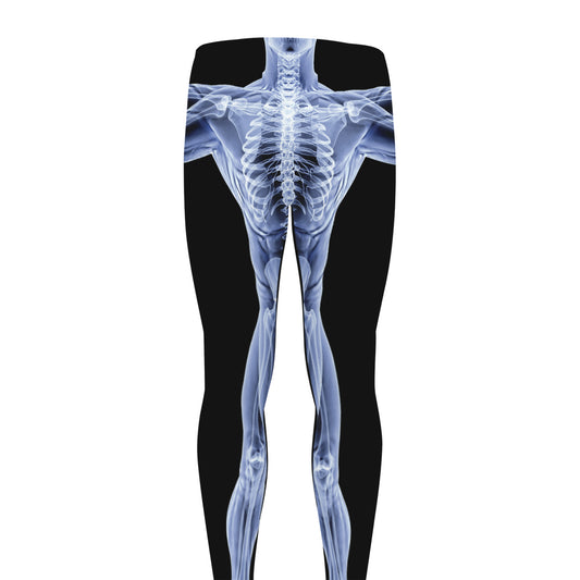 Vitruvian Man X-Ray Print Men's leggings