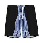 Vitruvian Man X-Ray Print Men's Sports Shorts