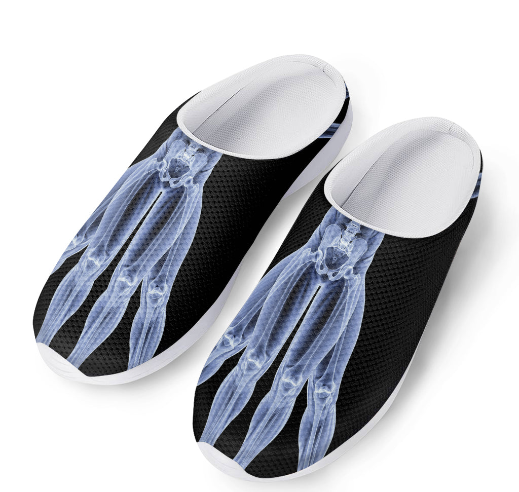 Vitruvian Man X-Ray Print Mesh Casual Shoes