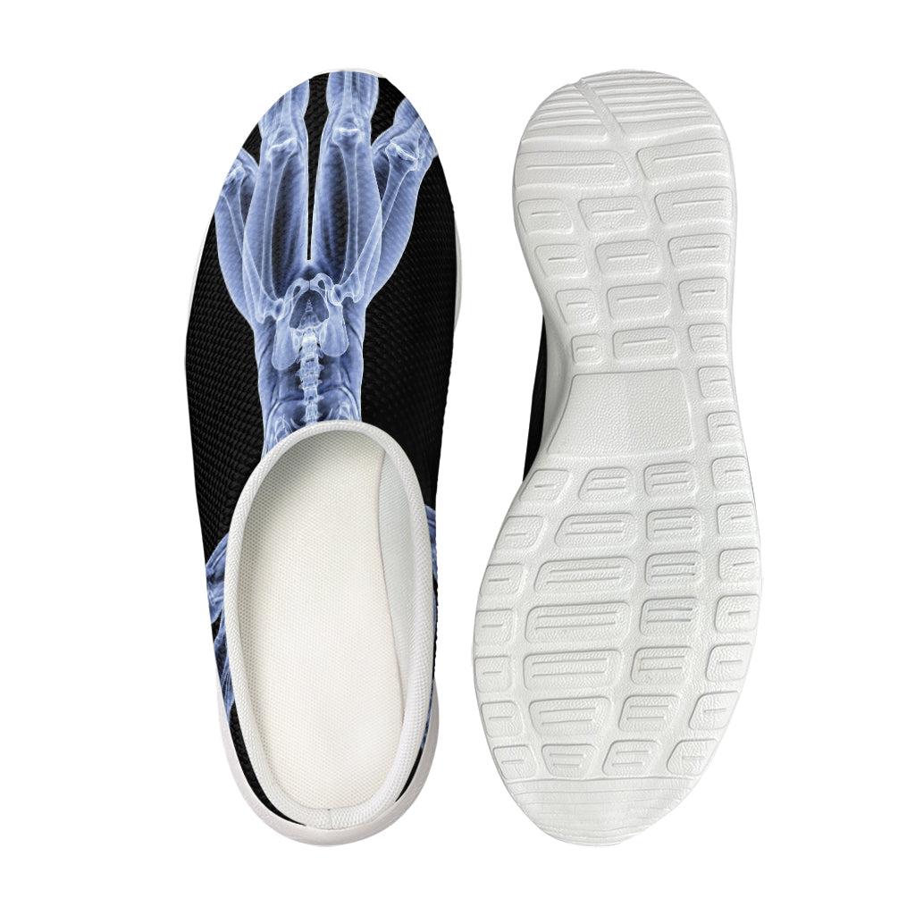 Vitruvian Man X-Ray Print Mesh Casual Shoes