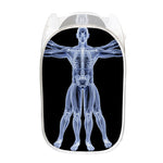 Vitruvian Man X-Ray Print Mesh Laundry Hamper