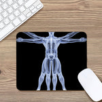 Vitruvian Man X-Ray Print Mouse Pad