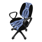 Vitruvian Man X-Ray Print Office Chair Cover