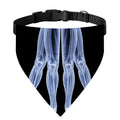Vitruvian Man X-Ray Print Over The Collar Dog Bandana
