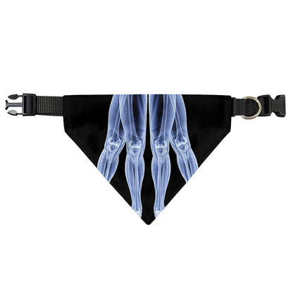 Vitruvian Man X-Ray Print Over The Collar Dog Bandana