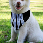 Vitruvian Man X-Ray Print Over The Collar Dog Bandana