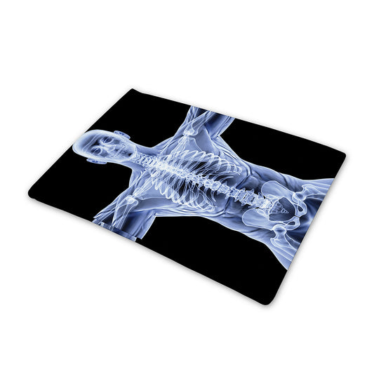Vitruvian Man X-Ray Print Pet Cooling Mat Cover