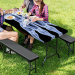 Vitruvian Man X-Ray Print Picnic Table Cover