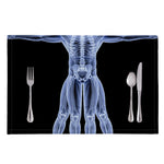 Vitruvian Man X-Ray Print Placemat