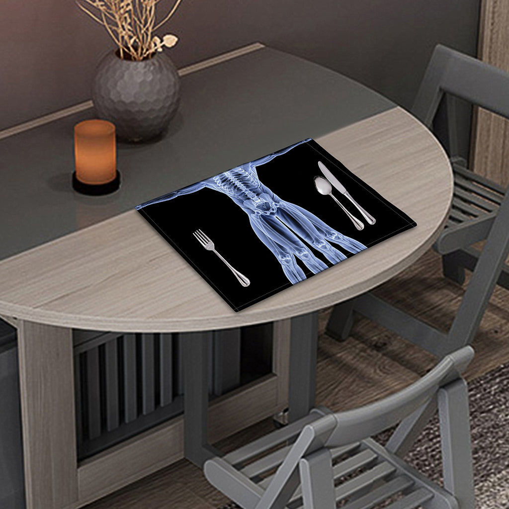 Vitruvian Man X-Ray Print Placemat