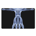 Vitruvian Man X-Ray Print Polyester Doormat