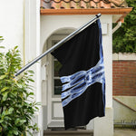 Vitruvian Man X-Ray Print Polyester Flag