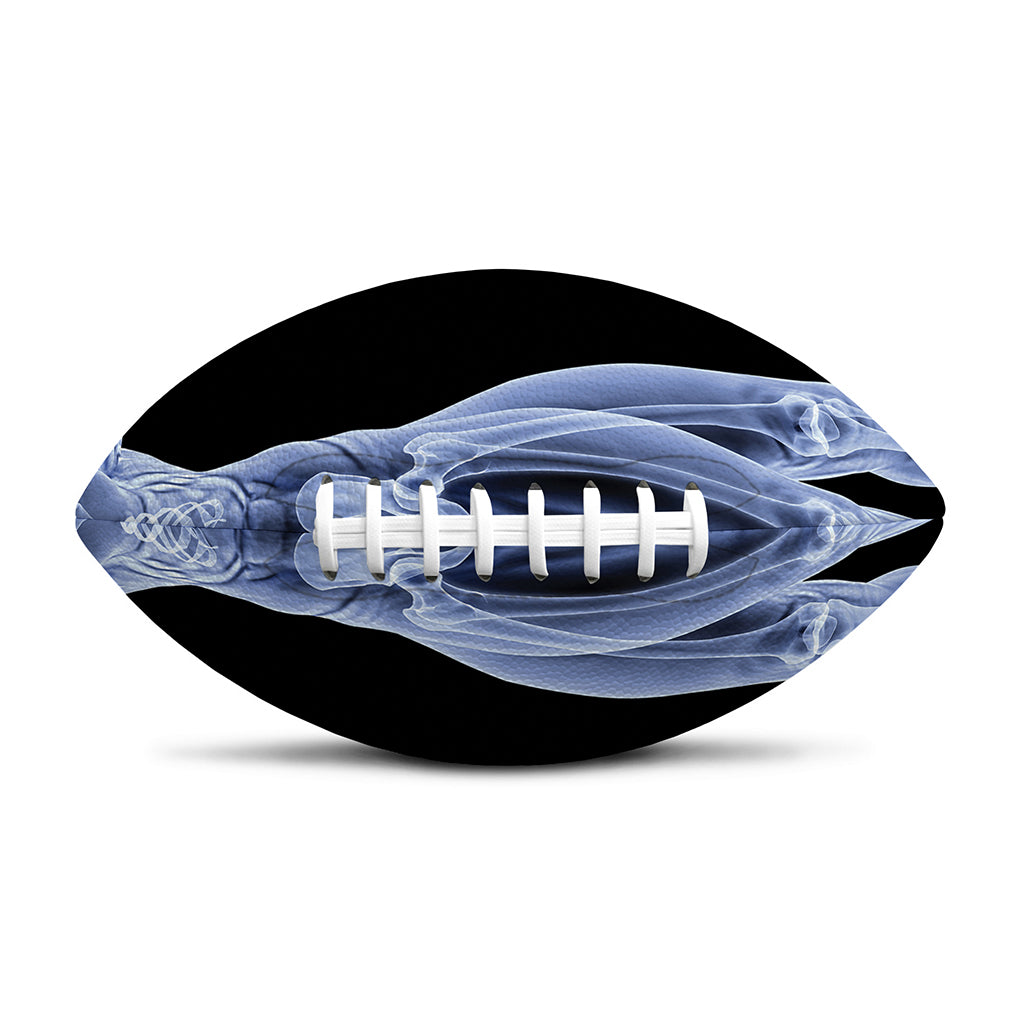 Vitruvian Man X-Ray Print Rugby Ball