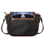 Vitruvian Man X-Ray Print Saddle Bag