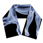 Vitruvian Man X-Ray Print Scarf