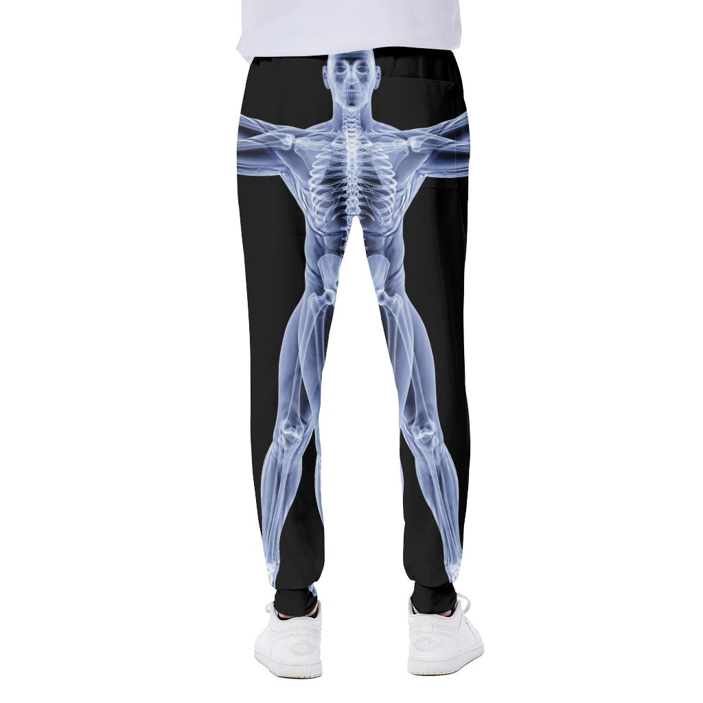 Vitruvian Man X-Ray Print Scuba Joggers