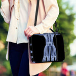 Vitruvian Man X-Ray Print Shoulder Strap Bible Bag