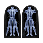 Vitruvian Man X-Ray Print Skillet Handle Cover