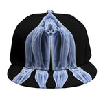 Vitruvian Man X-Ray Print Snapback Cap