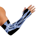 Vitruvian Man X-Ray Print Sun Protection Arm Sleeves