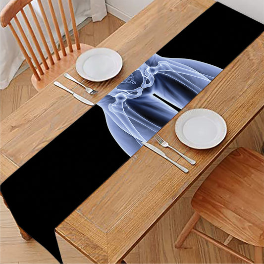 Vitruvian Man X-Ray Print Table Runner