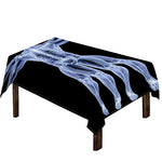 Vitruvian Man X-Ray Print Tablecloth