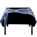 Vitruvian Man X-Ray Print Tablecloth