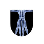 Vitruvian Man X-Ray Print Toilet Lid Cover