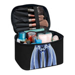 Vitruvian Man X-Ray Print Travel Makeup Bag