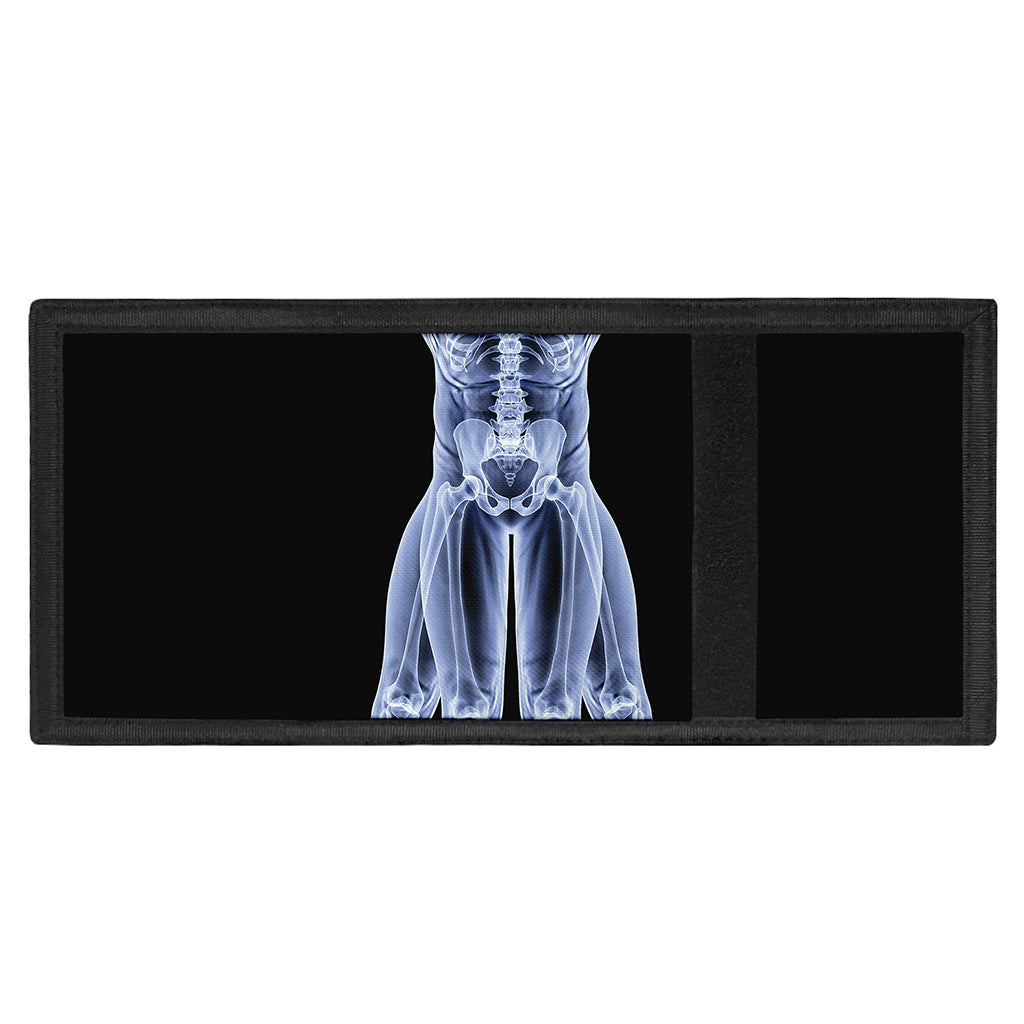 Vitruvian Man X-Ray Print Trifold Wallet