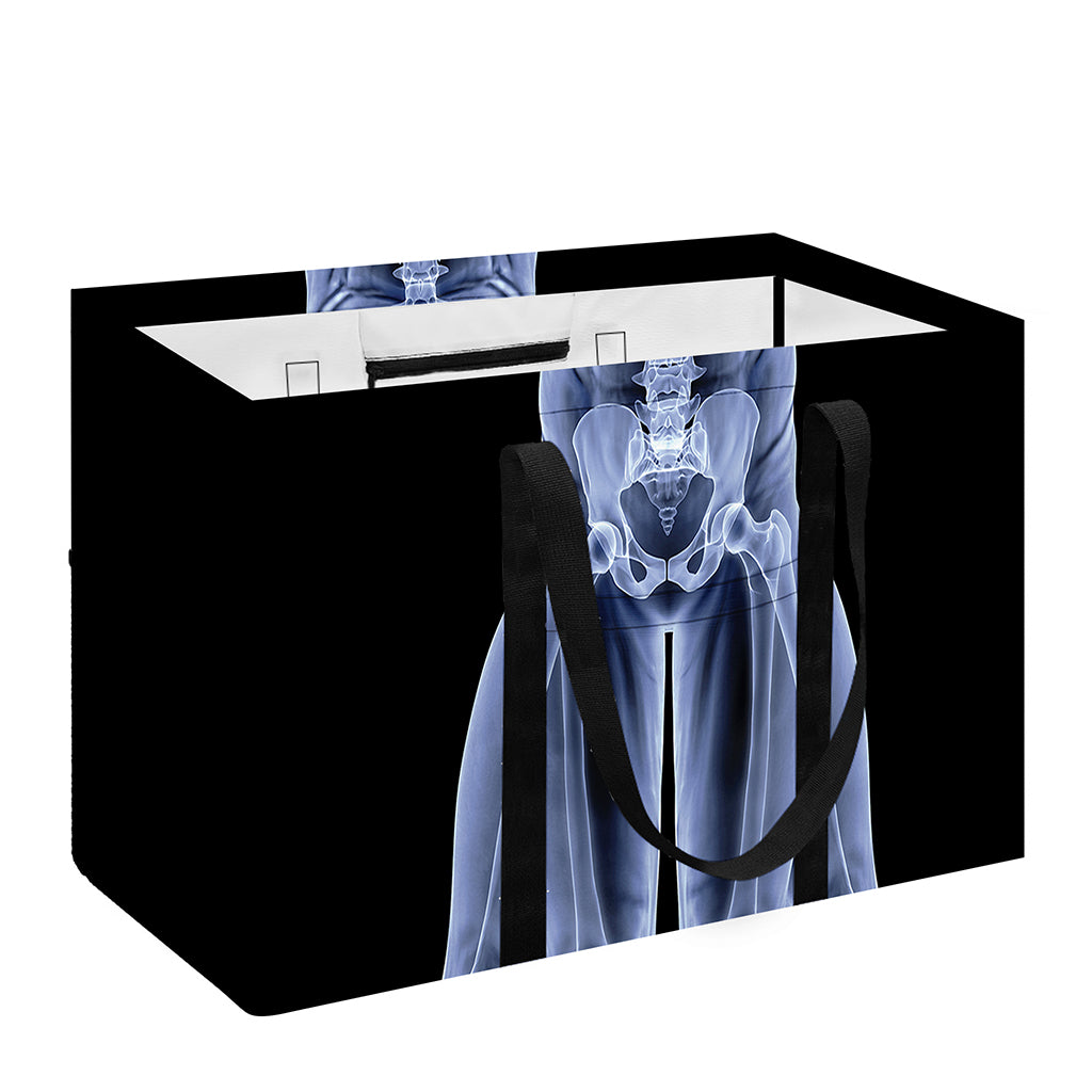 Vitruvian Man X-Ray Print Utility Tote Bag