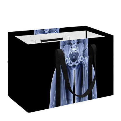 Vitruvian Man X-Ray Print Utility Tote Bag