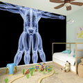 Vitruvian Man X-Ray Print Wall Sticker