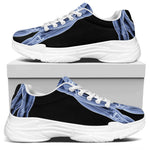 Vitruvian Man X-Ray Print White Chunky Shoes