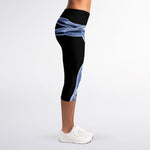Vitruvian Man X-Ray Print Women's Capri Leggings