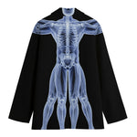 Vitruvian Man X-Ray Print Women's Cotton Blazer