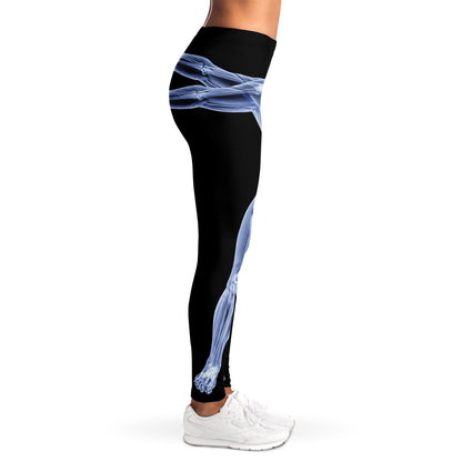 Vitruvian Man X-Ray Print Women's Leggings