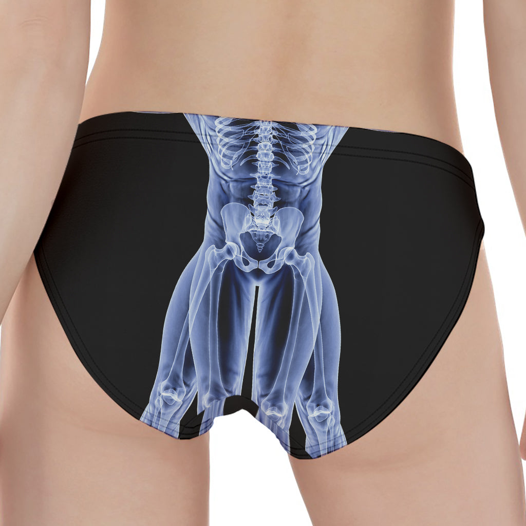 Vitruvian Man X-Ray Print Women's Panties