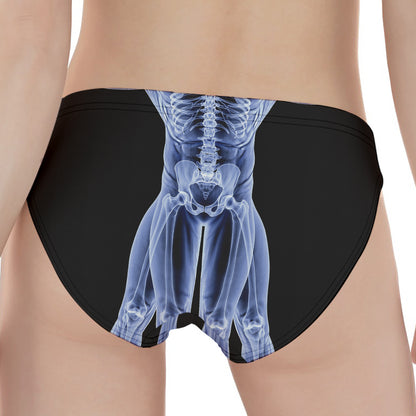 Vitruvian Man X-Ray Print Women's Panties