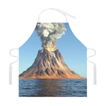 Volcanic Mountain Print Adjustable Apron