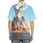 Volcanic Mountain Print Aloha Shirt