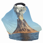 Volcanic Mountain Print Baby Seat Cover