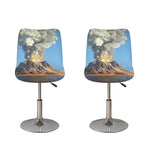 Volcanic Mountain Print Bar Stool Covers