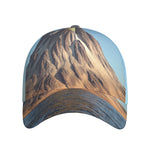 Volcanic Mountain Print Baseball Cap