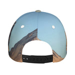 Volcanic Mountain Print Baseball Cap