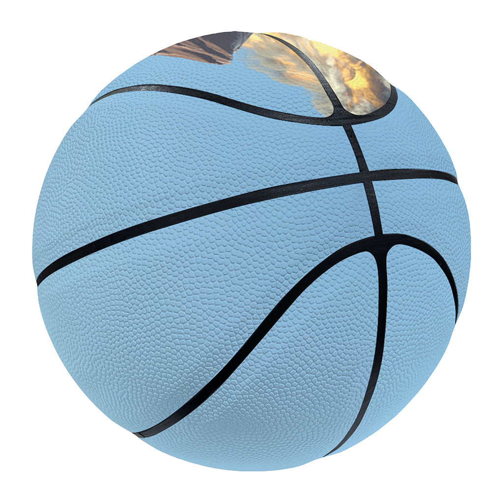 Volcanic Mountain Print Basketball